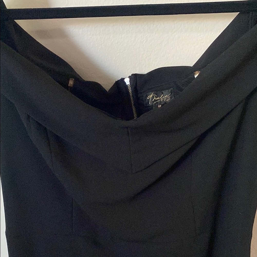 Thalia Sodi NWOT Off-Shoulder Little Black Dress - Picture 4 of 14